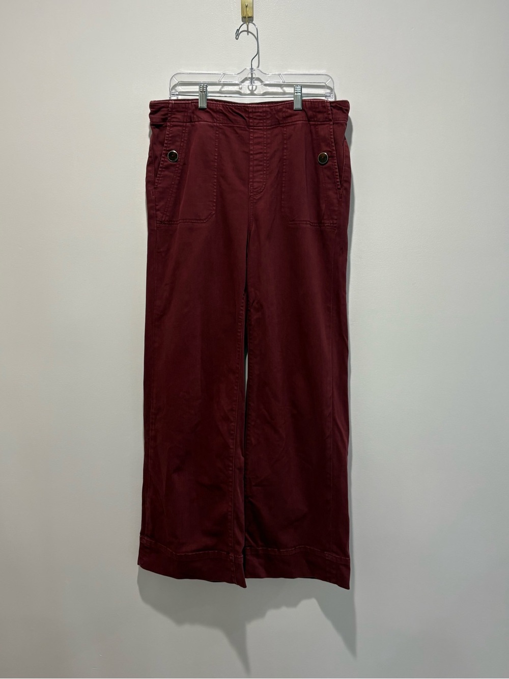 Chicos Pull on Wide Leg Jeans